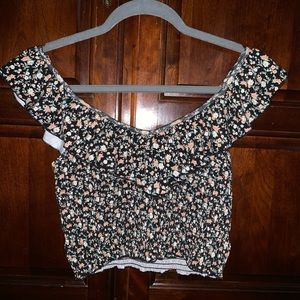 Floral crop top